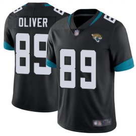 Nike Jacksonville Jaguars #89 Josh Oliver Black Team Color Mens Stitched NFL Vapor Untouchable Limited Jersey