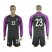 France #23 Costil Black Goalkeeper Long Sleeves Soccer Country Jersey