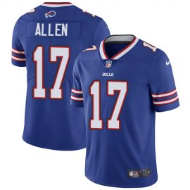 Nike Buffalo Bills #17 Josh Allen Royal Blue Team Color Mens Stitched NFL Vapor Untouchable Limited Jersey