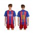 Barcelona #18 Jordi Alba Home Soccer Club Jersey