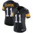 Nike Pittsburgh Steelers #11 Chase Claypool Black Alternate Womens Stitched NFL Vapor Untouchable Limited Jersey