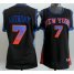 Cheap Women New York Knicks 7 Carmelo Anthony Black Vibe Fashion Revolution 30 Swingman Jersey