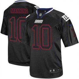 Nike New York Giants #10 Eli Manning Lights Out Black Youth Stitched NFL Elite Jersey