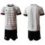 Germany Blank White Home Soccer Country Jersey