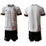Germany Blank White Home Soccer Country Jersey
