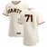 San Francisco Giants #71 Tyler Rogers Mens Nike Cream Home 2020 Authentic Player MLB Jersey