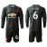 Manchester United #6 Pogba Third Long Sleeves Soccer Club Jersey