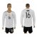 Germany #16 Lahm White Home Long Sleeves Soccer Country Jersey