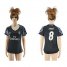 Womens Real Madrid #8 Kroos Sec Away Soccer Club Jersey