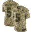 Nike Carolina Panthers #5 Teddy Bridgewater Camo Youth Stitched NFL Limited 2018 Salute To Service Jersey