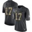 Nike Washington Football Team #17 Terry McLaurin Black Mens Stitched NFL Limited 2016 Salute to Service Jersey