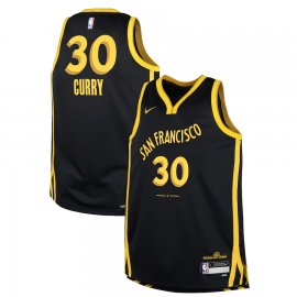 Stephen Curry Golden State Warriors Nike Youth 2023/24 Swingman Replica Jersey – City Edition – Black