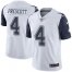 Nike Dallas Cowboys #4 Dak Prescott White Mens Stitched NFL Limited Rush Jersey