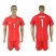 Argentina #1 Romero Red Goalkeeper Soccer Country Jersey