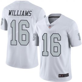 Nike Las Vegas Raiders #16 Tyrell Williams White Mens Stitched NFL Limited Rush Jersey