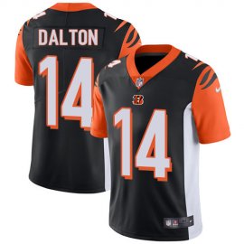 Nike Cincinnati Bengals #14 Andy Dalton Black Team Color Mens Stitched NFL Vapor Untouchable Limited Jersey