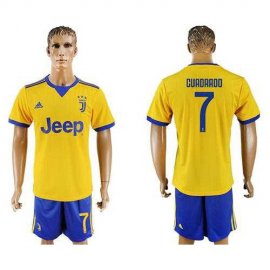 Juventus #7 Cuadrado Away Soccer Club Jersey