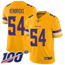 Nike Minnesota Vikings #54 Eric Kendricks Gold Mens Stitched NFL Limited Inverted Legend 100th Season Jersey