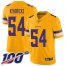 Nike Minnesota Vikings #54 Eric Kendricks Gold Mens Stitched NFL Limited Inverted Legend 100th Season Jersey