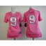 Nike Dallas Cowboys #9 Tony Romo Pink Womens Be Luvd Stitched NFL New Elite Jersey