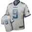 Nike Dallas Cowboys #9 Tony Romo Grey Youth Stitched NFL Elite Drift Fashion Jersey