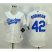 Los Angeles Dodgers #42 Jackie Robinson White Home Womens Stitched MLB Jersey