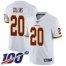 Nike Washington Football Team #20 Landon Collins White Mens Stitched NFL 100th Season Vapor Limited Jersey
