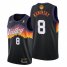 Nike Phoenix Suns #8 Frank Kaminsky Mens 2021 NBA Finals Bound City Edition Jersey Black Mens