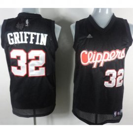 Los Angeles Clippers #32 Blake Griffin Black Jerseys Cheap