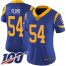 Nike Los Angeles Rams #54 Leonard Floyd Royal Blue Alternate Womens Stitched NFL 100th Season Vapor Untouchable Limited Jersey