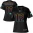 Nike New York Jets #12 Joe Namath Black Womens NFL Fashion Game Jersey