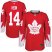 Adidas Toronto Maple Leafs #14 Dave Keon Red Team Canada Authentic Stitched NHL Jersey