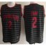 Cleveland Cavaliers 2 Kyrie Irving Grey Whith Black Strip Revolution 30 Swingman NBA Jerseys Cheap