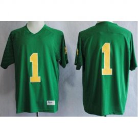 Notre Dame Fighting Irish 1 Louis Nix III Green Techfit College Football NCAA Jersey