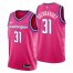 Nike Washington Wizards #31 Tomas Satoransky Mens 2022-23 City Edition NBA Jersey – Cherry Blossom Pink Mens