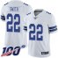 Nike Dallas Cowboys #22 Emmitt Smith White Mens Stitched NFL 100th Season Vapor Limited Jersey