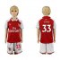 Arsenal #33 Cech Home Kid Soccer Club Jersey
