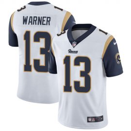 Nike Los Angeles Rams #13 Kurt Warner White Mens Stitched NFL Vapor Untouchable Limited Jersey