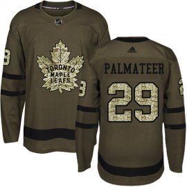 Adidas Toronto Maple Leafs #29 Mike Palmateer Green Salute to Service Stitched NHL Jersey