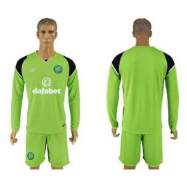 Celtic Blank Green Goalkeeper Long Sleeves Soccer Club Jersey