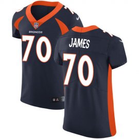 Nike Denver Broncos #70 JaWuan James Navy Blue Alternate Mens Stitched NFL Vapor Untouchable Elite Jersey