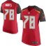 Nike Tampa Bay Buccaneers #78 Tristan Wirfs Red Team Color Womens Stitched NFL New Elite Jersey