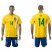 Brazil #14 Gil Home Soccer Country Jersey