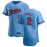 Minnesota Twins #2 Luis Arraez Mens Nike Light Blue Alternate 2020 Authentic Team MLB Jersey
