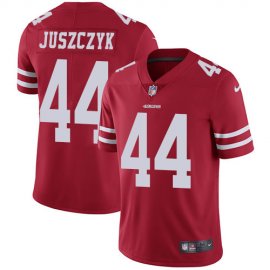 Nike San Francisco 49ers #44 Kyle Juszczyk Red Team Color Mens Stitched NFL Vapor Untouchable Limited Jersey