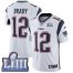 Nike New England Patriots #12 Tom Brady White Super Bowl LIII Bound Youth Stitched NFL Vapor Untouchable Limited Jersey