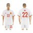 Spain #22 Isco Away Soccer Country Jersey
