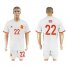 Spain #22 Isco Away Soccer Country Jersey