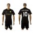 Manchester City #10 Kun Aguero Away Soccer Club Jersey
