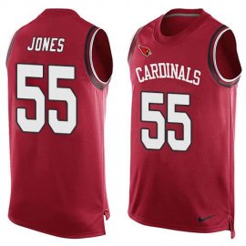 Nike Arizona Cardinals #55 Chandler Jones Red Team Color Mens Stitched NFL Limited Tank Top Jersey
